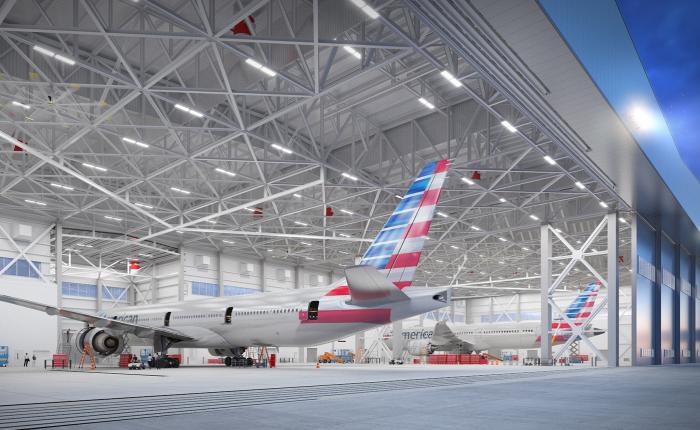 Projeto e Execução Portão do Hangar American Airlines - Guarulhos/SP