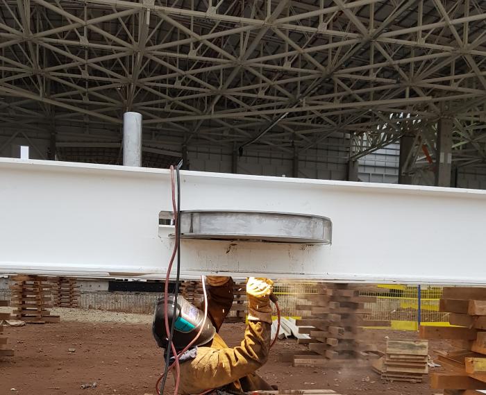 Projeto e Execução Portão do Hangar American Airlines - Guarulhos/SP