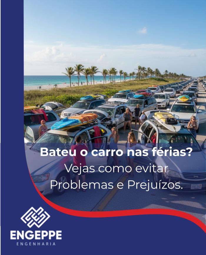 Bateu o carro nas férias? Como Evitar Problemas e Prejuízos.