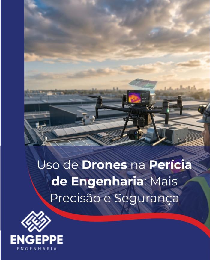 Drones na Engenharia: Como a Tecnologia Revolucionou a Precisão dos Laudos Estruturais e de Acidentes