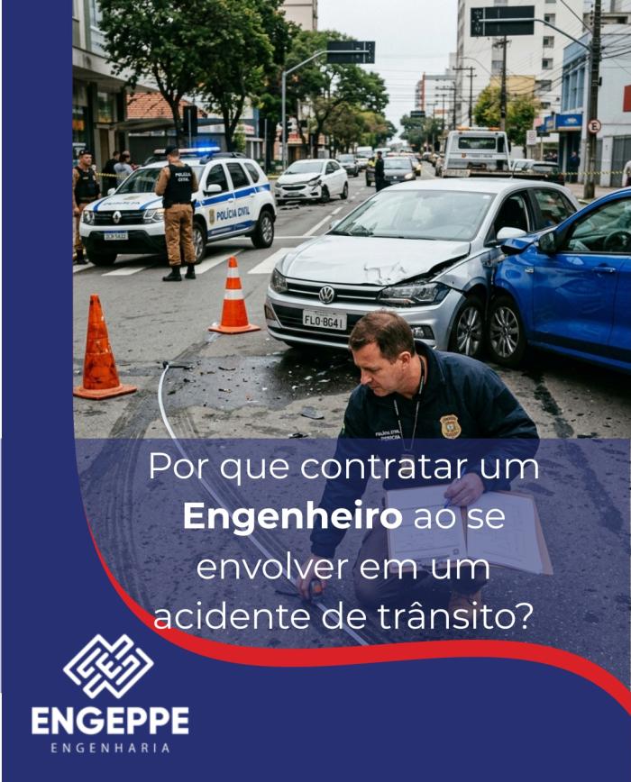 Por que contratar um engenheiro ao se envolver em um acidente de trânsito?