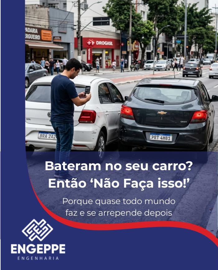 Se alguém bater no seu carro: os erros que podem transformar um acidente simples em meses de dor de cabeça