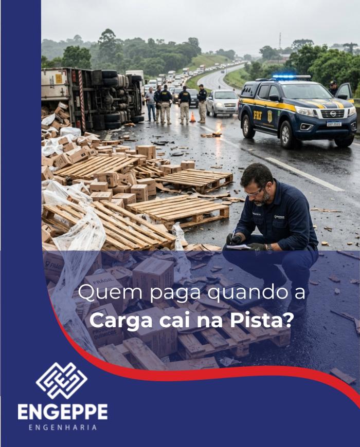Quem paga quando a carga cai na pista?