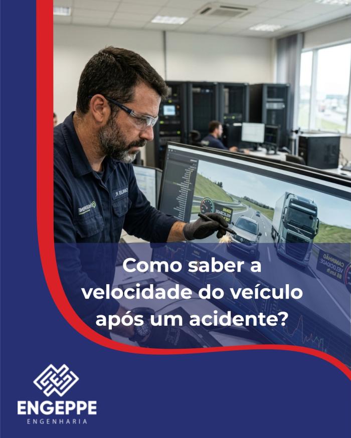 É possível descobrir a velocidade de um veículo depois de um acidente?